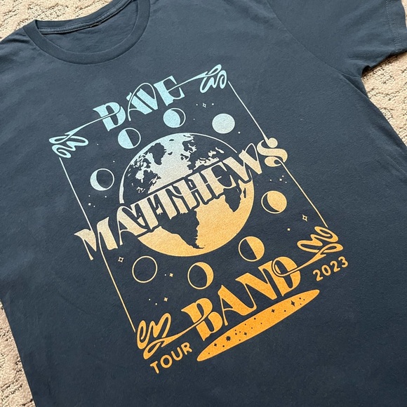 🎸 '23 Dave Matthews Band 2023 Space Surrounded Earth Soft Two Side Clean Tour T - Picture 6 of 14